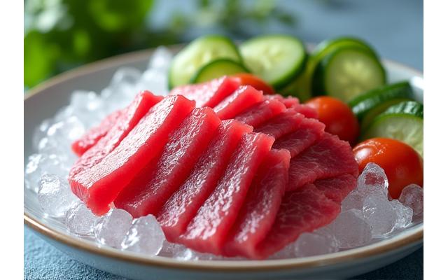 夏の涼しげな冷しゃぶ